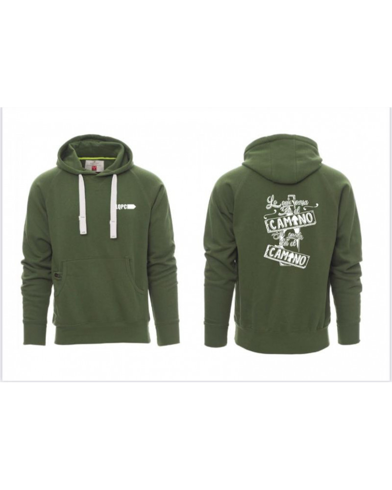SUDADERA VERDE ARMY LQPC V. Vintage