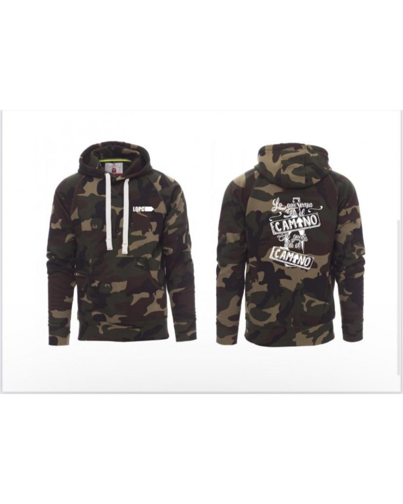 SUDADERA CAMUFLAJE LQPC LOGO VINTAGE